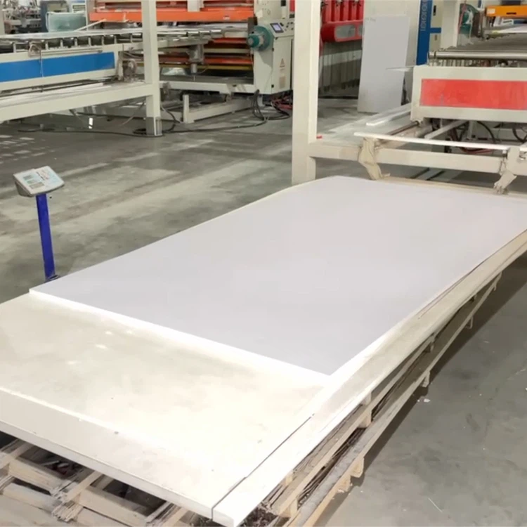 Hvit hardt pvc skumplastark